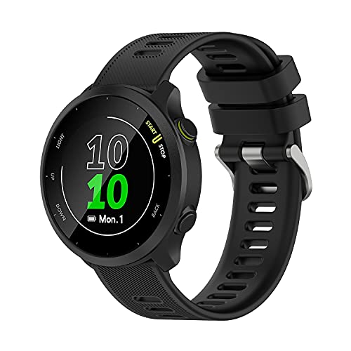 Wownadu 20mm Ersatzarmband Kompatibel Mit Garmin Forerunner 55