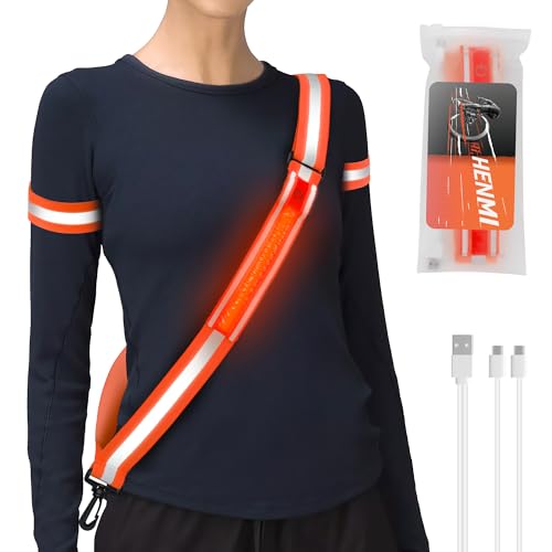 Henmi Lauflicht Joggen Mit Reflektoren G Rtel Mit