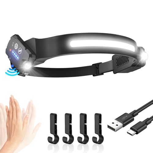 Demlaies Stirnlampe Led Wiederaufladbar Superhell 300 Weitwinkelstrahl Einstellbarer