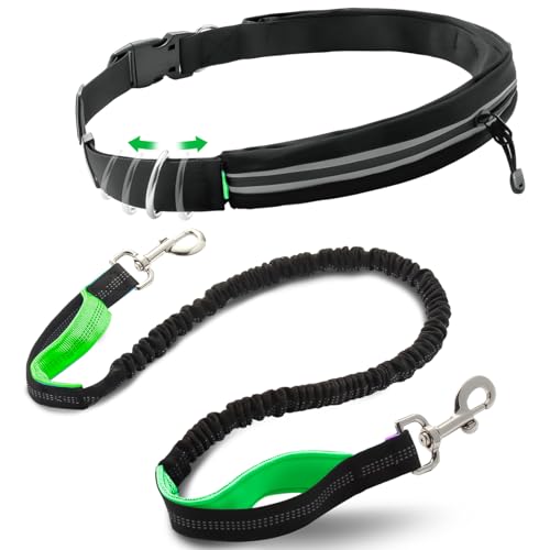 Vihir Joggingleine Hunde Mit G Rteltasche F R