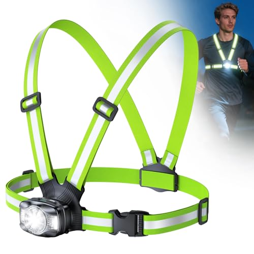 Babacom Lauflampe Joggen 360 Reflektoren 500 Lumen Lauflicht