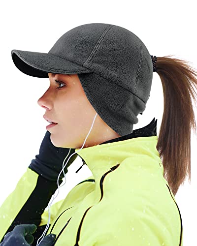 Gisdanchz Winter Basecap Damen Pferdeschwanz M Tze Mit