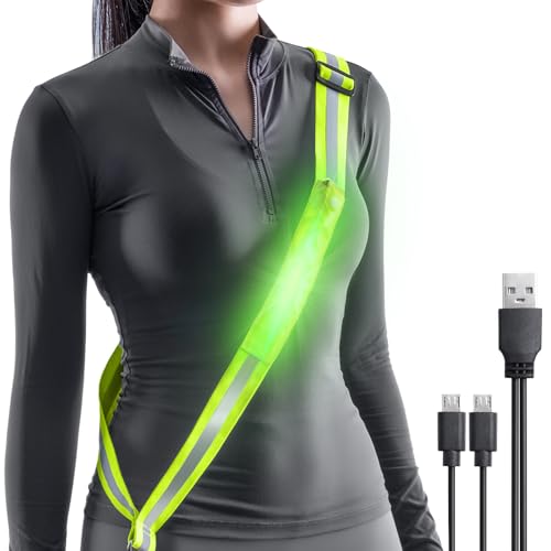 Todoxi Lauflicht Joggen Mit Reflektoren G Rtel Led