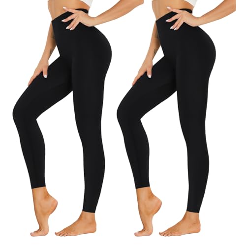 Fuelmefoot Leggings Damen High Waist Blickdicht Leggins Mit