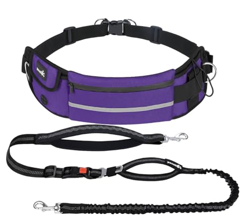 Pecute Joggingleine Hunde Mit Bauchgurt Laufg Rtel Hundeleine