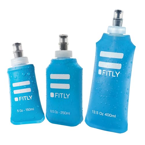 Fitly Flasks Combo 3 Weiche Trinkflaschen F R