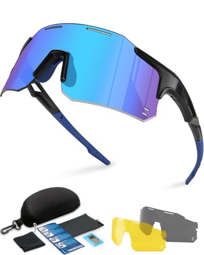 Winyoher Schnelle Brille Herren Winddicht Sport Sonnenbrille Damen