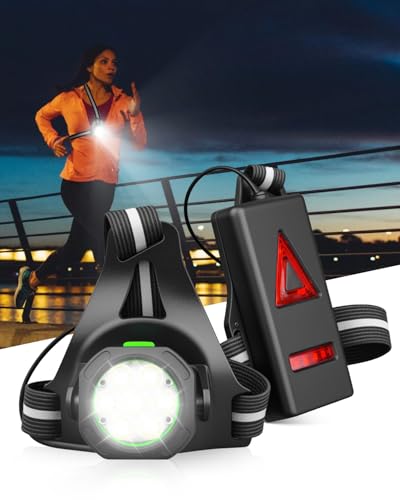 Trongle Lauflicht Lauflampe Joggen 7 Led 500 Lumen