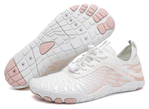 Teechodina Unisex Traillaufschuhe Herren Damen Wanderschuhe Barfu Schuhe