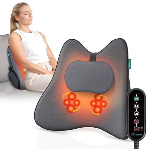 Snailax Shiatsu Nackenmassageger T Mit W Rme 4d