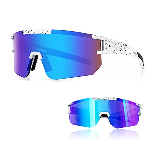 Ruikdly Schnelle Brille Rave Polarisierte Sportbrille Fahrradbrille Herren