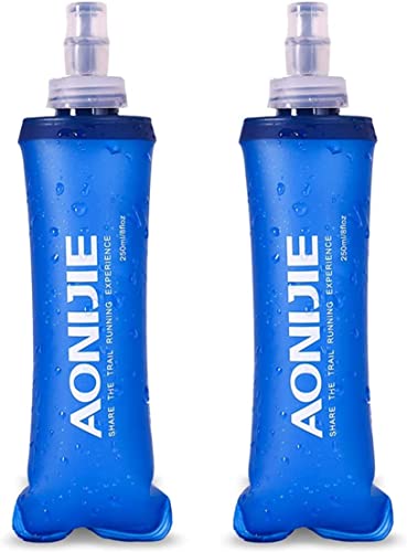 Aonijie 2 Pcs Tpu Zusammenklappbare Trinkflasche Sportflasche Bpa