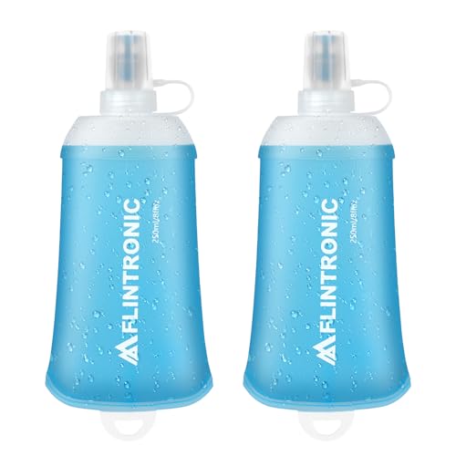Flintronic Tpu Faltbarer Trinkflaschen 2pcs Soft Flask Bpa