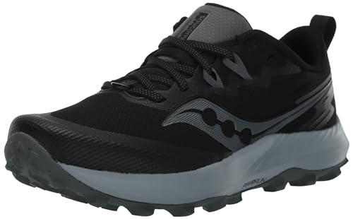 Saucony Damen Peregrine 14 Traillaufschuhe Schwarz Carbon 8