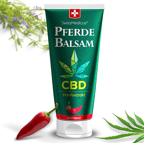 Swissmedicus Pferdebalsam Mit Cbd Muskelgel Gegen Muskelkater Und
