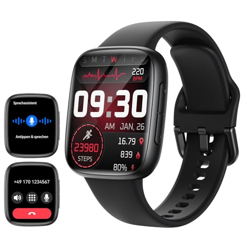 Smartwatch Herren Mit Bluetooth Anrufe Ki 1 85