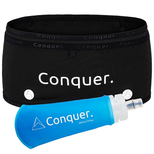 Conquer Laufg Rtel Mit Trinkflasche Und Handytasche Eng