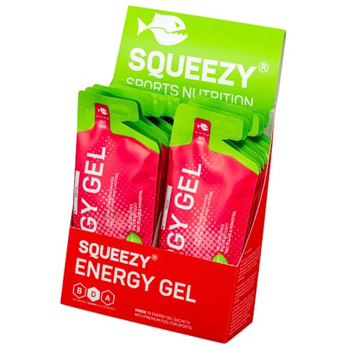 Squeezy Energy Gel Box Himbeere 12er Pack Sport