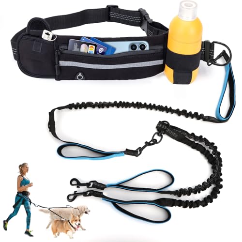 Nobleza Joggingleine F R 2 Hunde Mit Bauchgurt