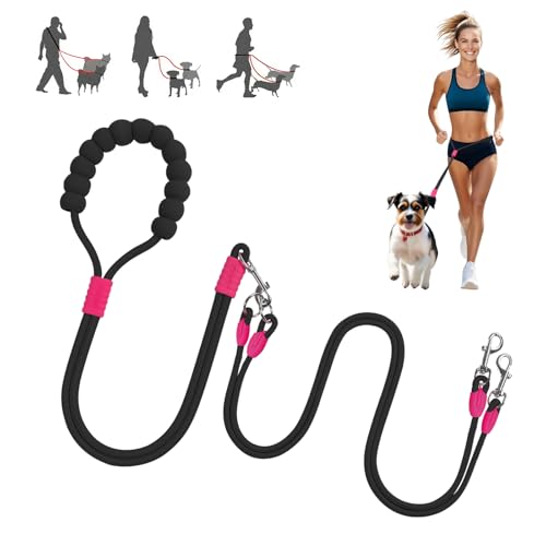 Mewzoo Doppelleinen F R 2 Hunde Kein Verheddern