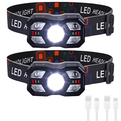 Yuxava Stirnlampe Led Wiederaufladbar 2 St Ck Superhell