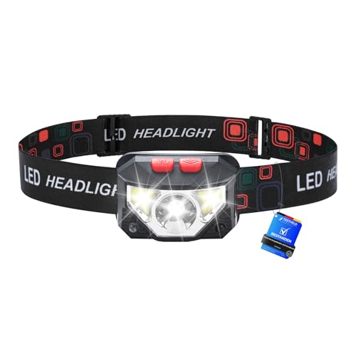 Grifema Led Stirnlampe Wiederaufladbar 8 Beleuchtungsmodi Mit Bewegungssensor