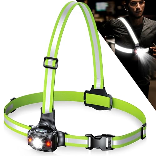 Iseyou Lauflampe Joggen Brustlampe Lauflicht Alternative Zur Stirnlampe