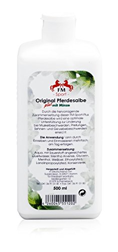 Pferdesalbe Fm Sport Plus Minze 500 Ml Salbe