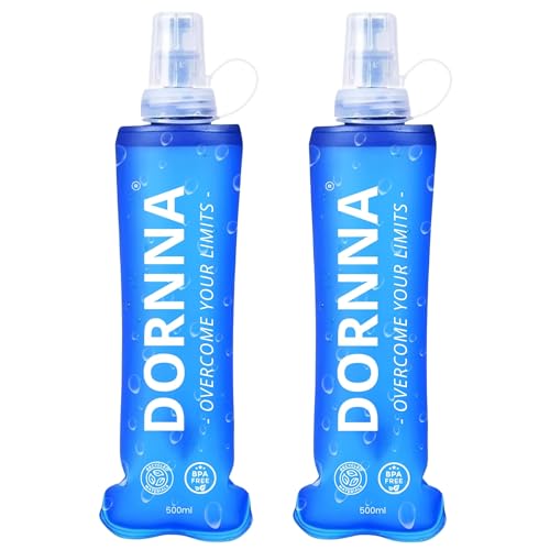 Dornna 2x1 Tpu Faltbare Trinkflaschen Soft Flask Wasserflasche