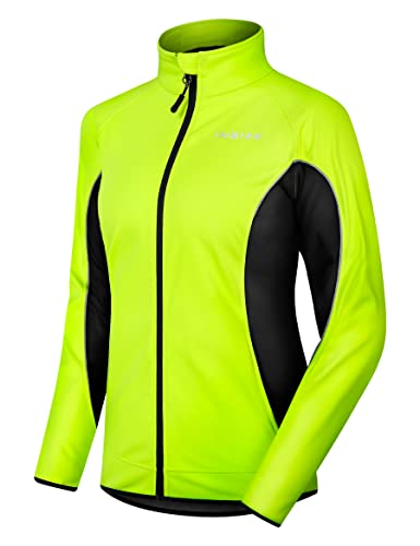 Inbike Fahrradjacke Damen Winter Radjacke Laufjacke Thermo Winddicht
