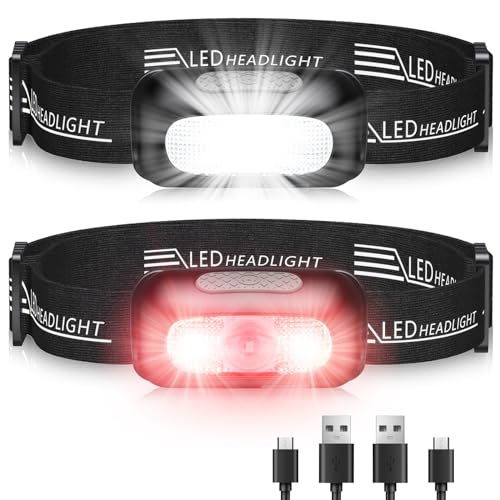 Eoiwuy Stirnlampe 2 St Ck Stirnlampe Led Wiederaufladbar