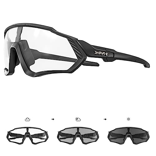 Kapvoe Photochromatische Selbstt Nend Fahrradbrille Tr90 Rahmen F