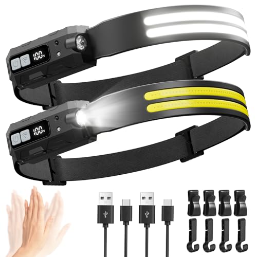 Sogdeco Stirnlampe Led Wiederaufladbar 2 St Ck 2000