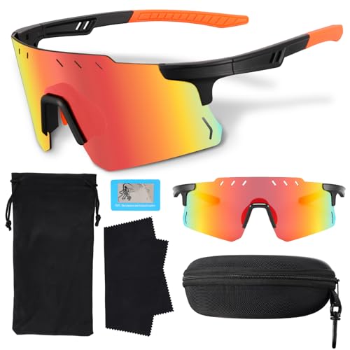 Uilfsur Schnelle Brille Rave Sonnenbrille Herren Damen Polarisiert