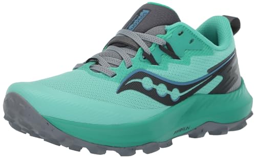 Saucony Damen Peregrine 14 Traillaufschuhe Mint Shadow 7
