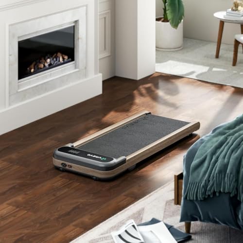 Urevo Holz Walking Pad Mit Smartcoach App Laufband