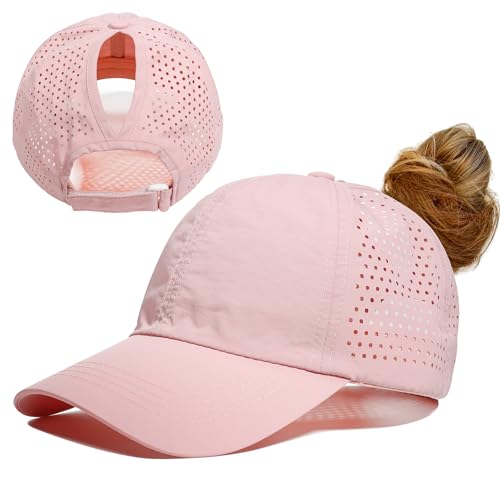 Gisdanchz Running Cap Damen Sommer Pferdeschwanz Verstellbar Kappe