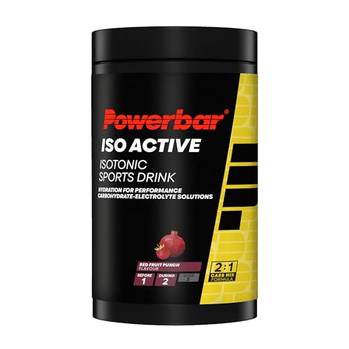 Powerbar Isoactive Red Fruit 600g Isotonisches Sportgetr Nk