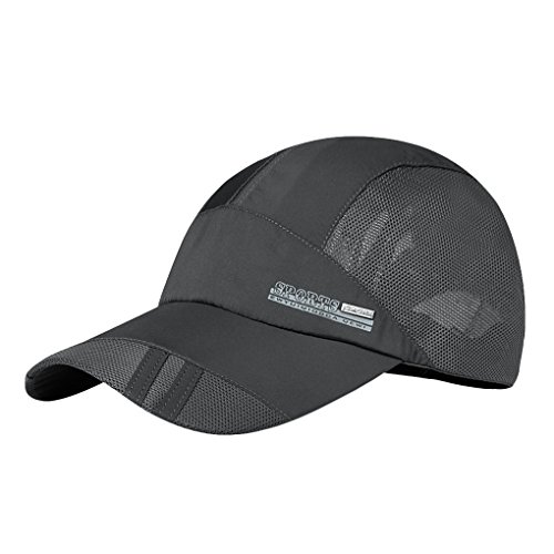 Jiahg Herren Baseball Cap Sonnenhut Schnell Trocknend Baseball