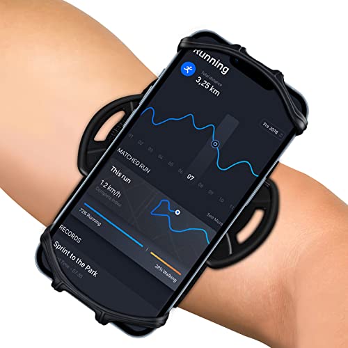 Hlomom Sportarmband Handy 360 Drehbar Sportarmband Mit Schl