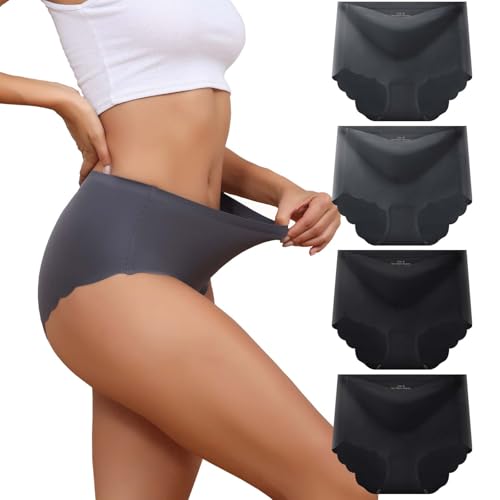 Dumwis Unterhosen Damen Seamless Slips Damen Unterw Sche
