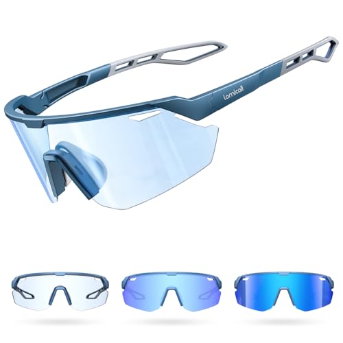 Lamicall Fahrradbrille Herren Schnelle Brille Damen 3s Selbstt