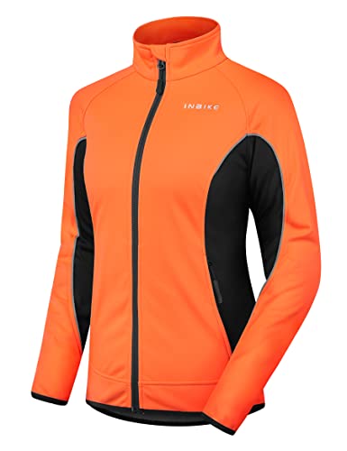 Inbike Fahrradjacke Damen Winter Radjacke Laufjacke Thermo Winddicht