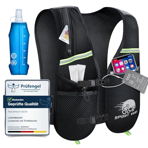 Laufweste Damen Herren Ultraleicht Running Vest Mit 500ml