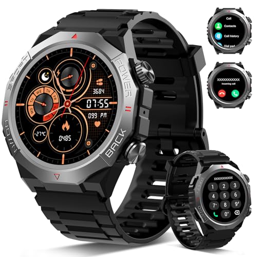 Milit R Smartwatch Herren Damen Smart Watch Mittelefonfunktion