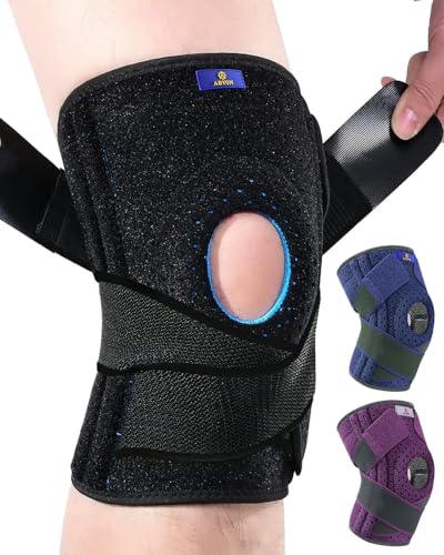 Abyon Kniebandage Verstellbare Knieorthesen Mit Seitlichen Stabilisatoren Und