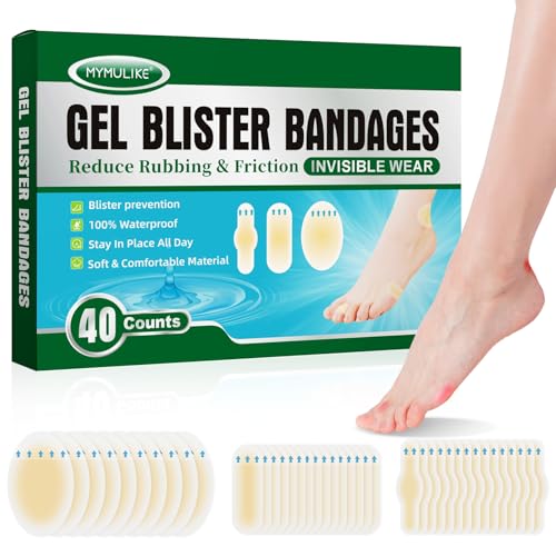 Mymulike 40 St Ck Blasenpflaster Hydrokolloid Pflaster Wasserdicht