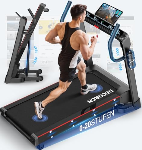 Decorcn Profi Laufband F R Zuhause Klappbar Laufb