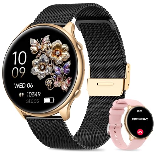 Miecgth Smartwatch Damen Rund Mit Telefonfunktion 1 39