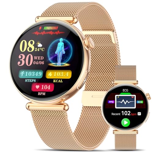 2026 Neu Smartwatch Damen Mit Ekg T Cker